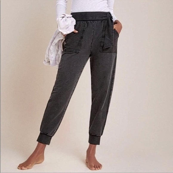 Anthropologie Saturday Sunday Jogger Pants Black XS‎ - Picture 1 of 11